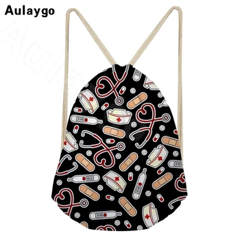 

Aulaygo Medical Supplies Design Pattern Drawstring Backpack Children Schoolbag Travel Sutton Draw String Bag Shoulder Backpacks