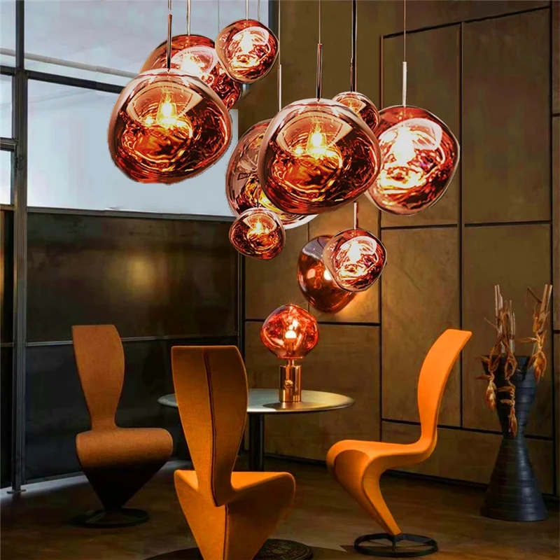 Nordic Led Lava Lamp Pendant Lights 