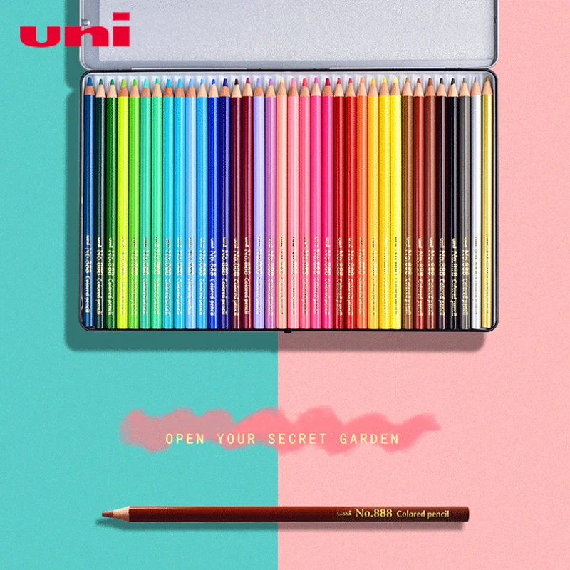 Карандаш для рисования Uni 888 классический ограниченный выпуск масляный 36 цветов