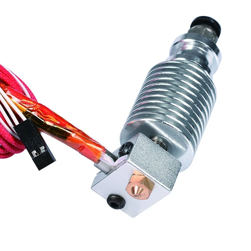 3d принтер J-Head Hotend с вентилятором для 1,75 мм 12 В V6 прямые нити Wade экструдер 0,4 мм сопло