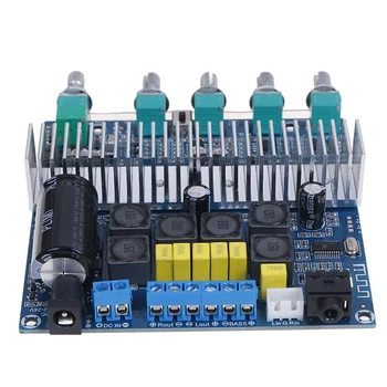 

Bluetooth 5.0 TPA3116D2 Digital 2.1 Audio Amplifier Board 100W+50W+50W DC12-24V New~