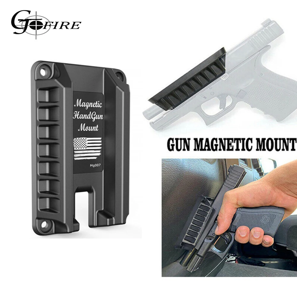 

Magnetic Gun Mount Handgun Mount/Holder Gun Accessories Holder Fits Flat Top Handguns