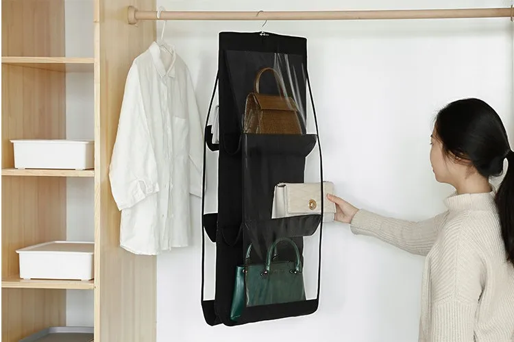 Organizador Armario Multifunctional Bag Closet Organizer Storage Shelf Space Saving Wardrobe Organizer Bag Hanger Cloth Organize