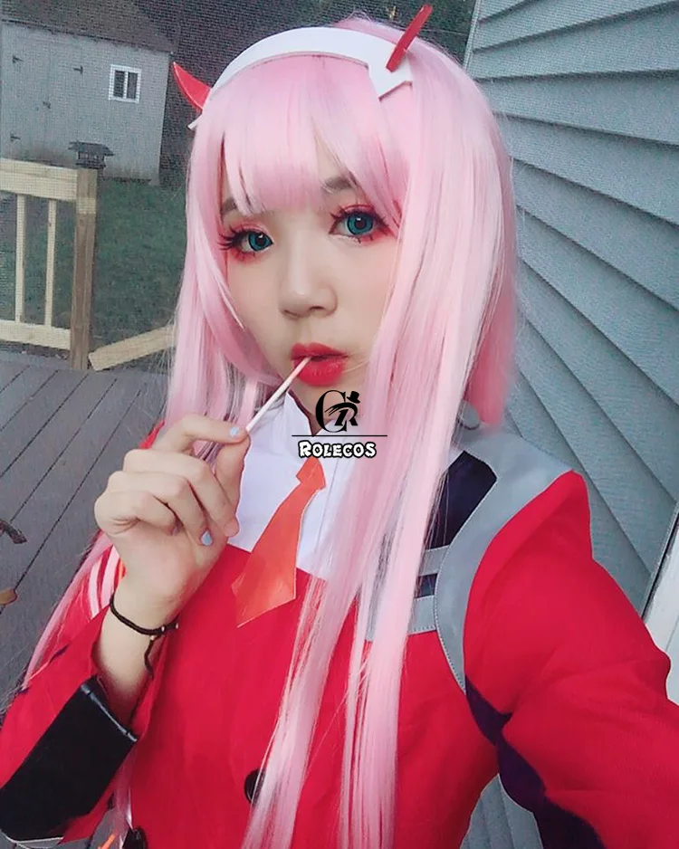 Rolecos Game Darling Zero Two Cosplay Costume Dress In The Franxx 02 Women Sexy Headband -Zentai shop online Hcc047022bcdb4321bb3843a7fcab73bcU.jpg