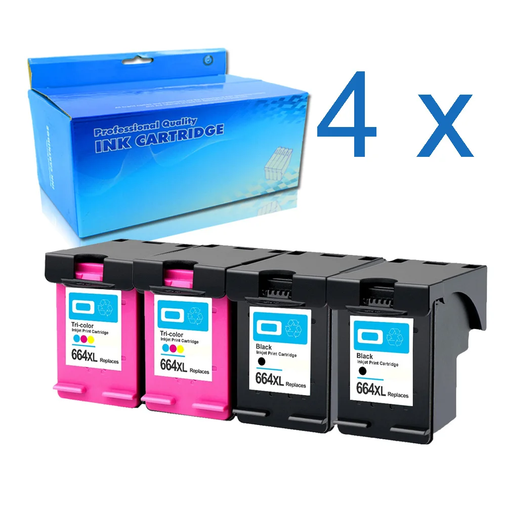 Cartucho de tinta para impresora HP 664, cartucho de tinta Compatible con hp  664, 1115, 2135, 3635, 1118, 2138, 3636, 3638, 4 Uds.|Cartuchos de tinta| -  AliExpress