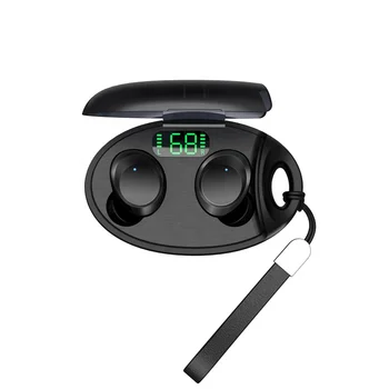 

M29 TWS Wireless Headset Bluetooth 5.0 Earpiece with Microphone LED Display Earhone Noise Reduction Stereo Earplugs