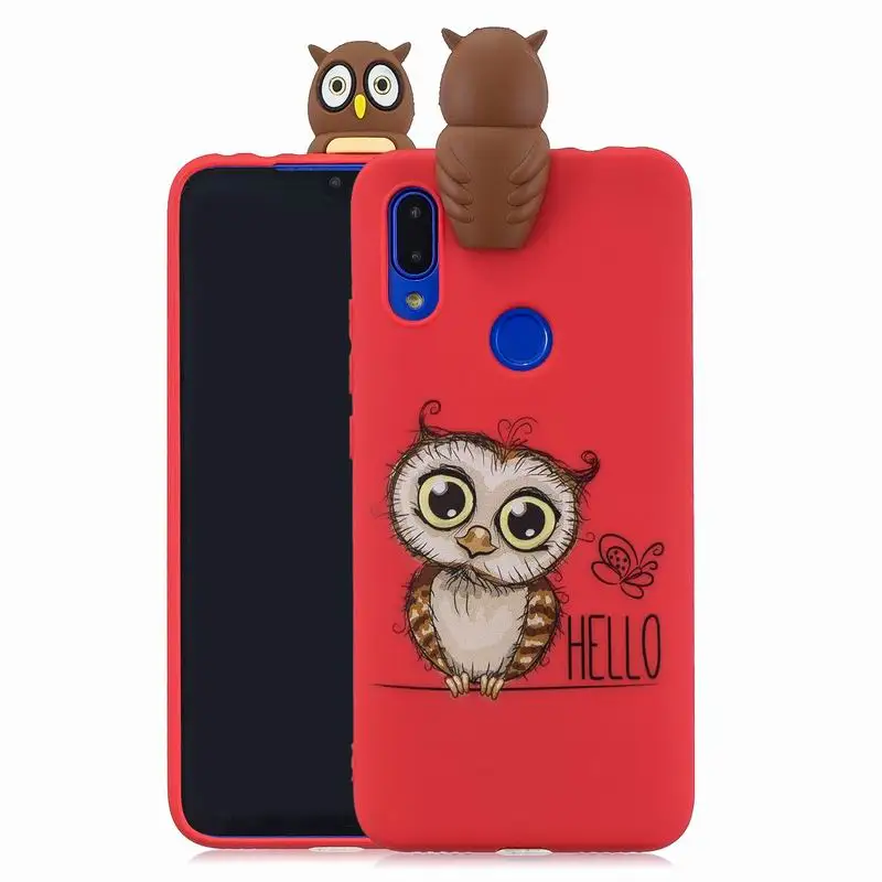 B Style 3D мультяшный чехол для телефона huawei P30 Lite Pro Y7 Y9 P20 Lite Мягкий силиконовый чехол из ТПУ - Цвет: B Style