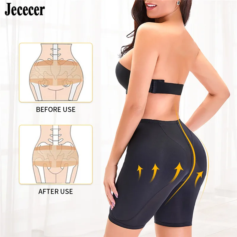 Fake Butt Push Up Women Buttock Padding Panties Waist Trainer Shapewear Hip  Enhancer Thigh Trimmer Hip Pad Body Shaper Shorts