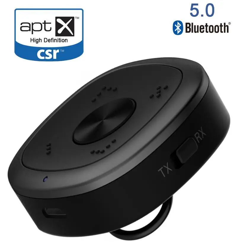 Bluetooth 5,0 аудио приемник Bluetooth передатчик мини стерео Bluetooth адаптер APTX для ПК динамик беспроводной адаптер