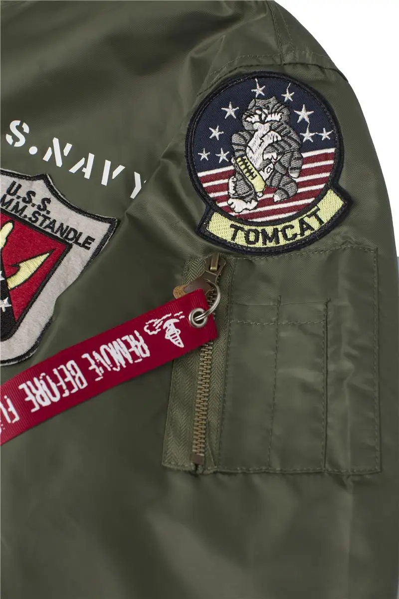 Лидер продаж осеннего сезона пистолет ВМС США MA1 Университетская спортивная куртка Бейсбол пилот ВВС полета колледж тактическая группировка сухопутных сил куртка для мужчин