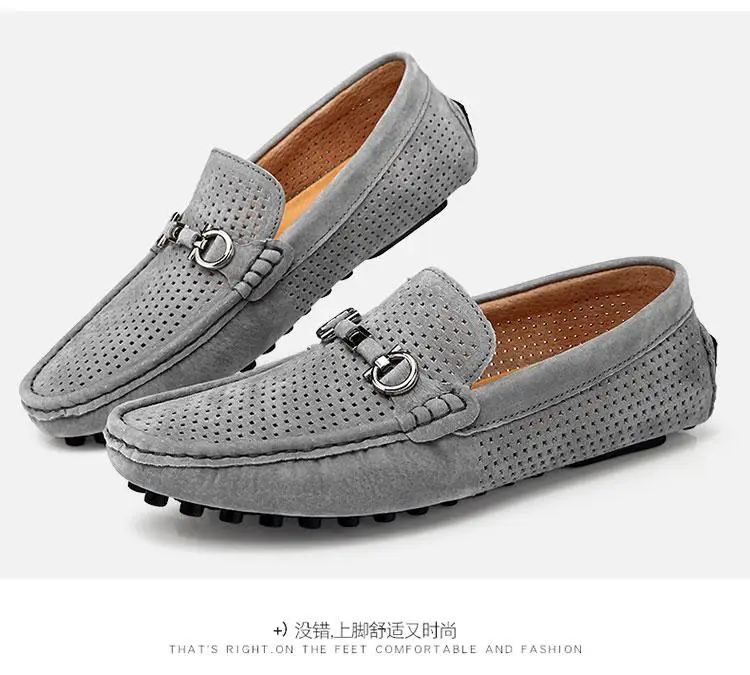 Mocasines Hombre летний просвещающееся Для мужчин, лоуферы, туфли на плоской подошве повседневная обувь Для мужчин; дышащие слипоны; кожаные мокасины, обувь для вождения, синий