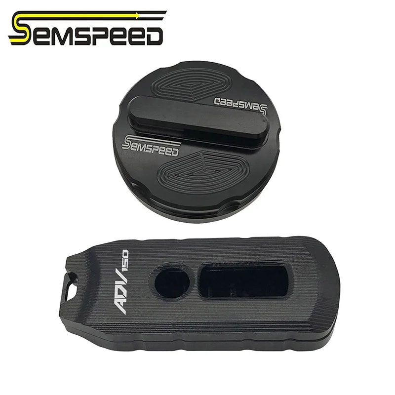 Semspeed мотоциклетная масляная крышка топливный бак крышка ключ Чехол Набор для Honda ADV 150 adv 150