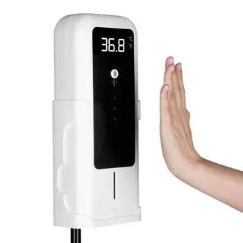 

Non-Contact Infrared Temperature Meter Celsius / Fahrenheit Auto Sensing Liquid Soap Dispenser Machine 100-240V New