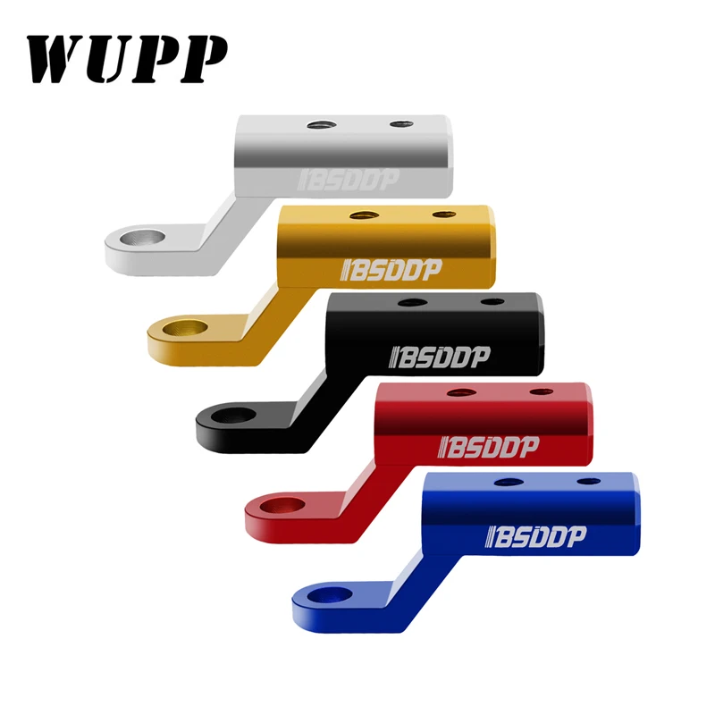 

Wupp Motorcycle Accessories Rearview Mirror Mount Extender Bracket Holder Clamp Bar Phone Holder Levers Multiple Function