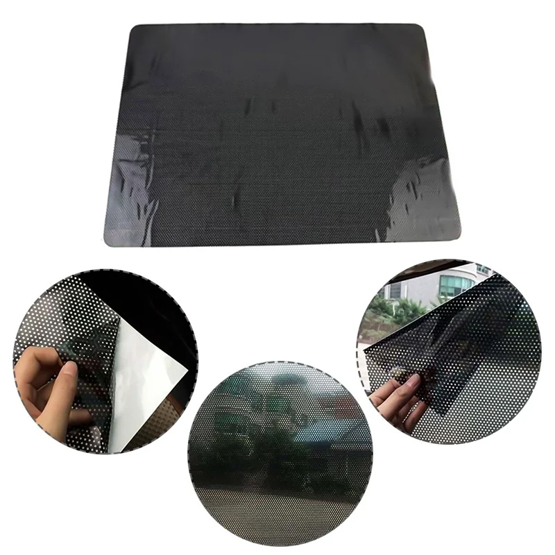 Pegatinas electrostáticas para parasol de coche, pegatina UV, bloqueador de sol, pegatina sombreada, suministros para coche, estilo de coche, 2 uds.