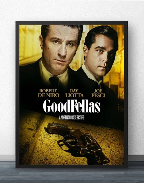 Goodfellas фильм стены Искусство Декор стены шелковые принты художественные плакаты, постеры для гостиной без рамки - Цвет: C
