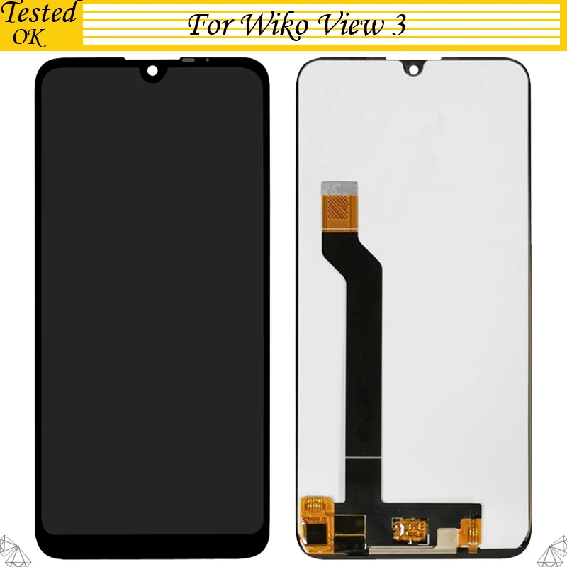 

6.26inch For Wiko View 3 LCD Display + Touch Screen Digitizer Assembly For Wiko View3 LCD Screen Repair Parts IN Stock