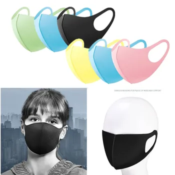 

3Pcs/set Sponge Mouth Mask Washable Anti Dust Protective Reusable Cold Prevention Face Mask for Adult Kids Children