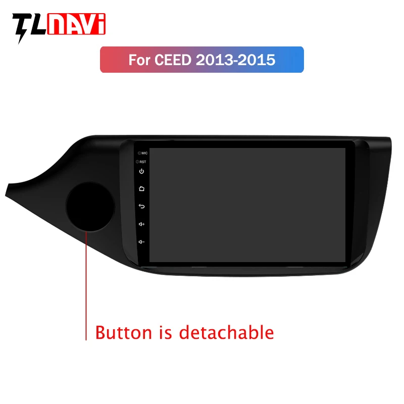 Perfect Android 8.1 IPS 9" Car Multimedia Player WIFI Bluetooth GPS Navigation For 2012 2013 2014 Kia Ceed LHD Wifi Head Unit 2