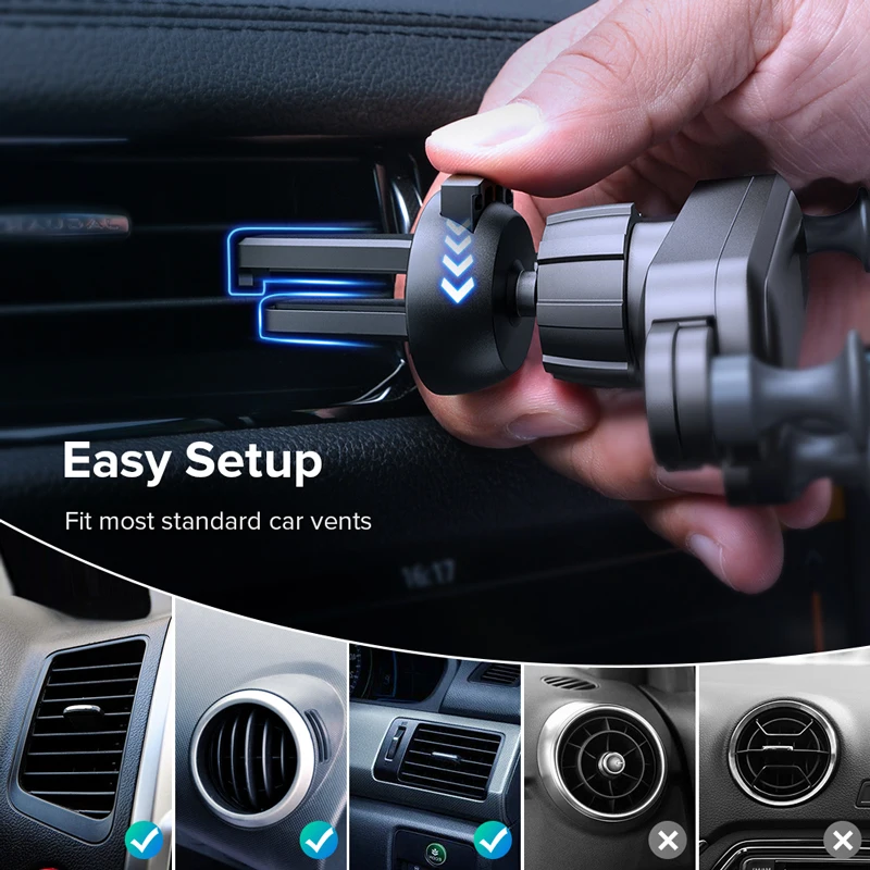 Автомобильный держатель для телефона с зажимом на вентиляционное отверстие для Toyota Camry Avensis Aygo Belta Blade Brevis Caldina Cami