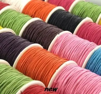 

fg34ce black white mixed 1 5mm nylon 160M/175yards/lot Chinese knot tread cord String Nylon Rope crystal