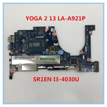 

High quality For yoga 2 13 Laptop motherboard ZIVY0 LA-A921P With SR1EN I3-4030U CPU 100% working well