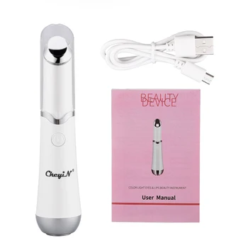 

Ckeyin Hot Cold Ionic Eye Massager for Face Skin Photon Therapy High Frequency Vibrating Electric Eye and Lip Beauty Instrumentd