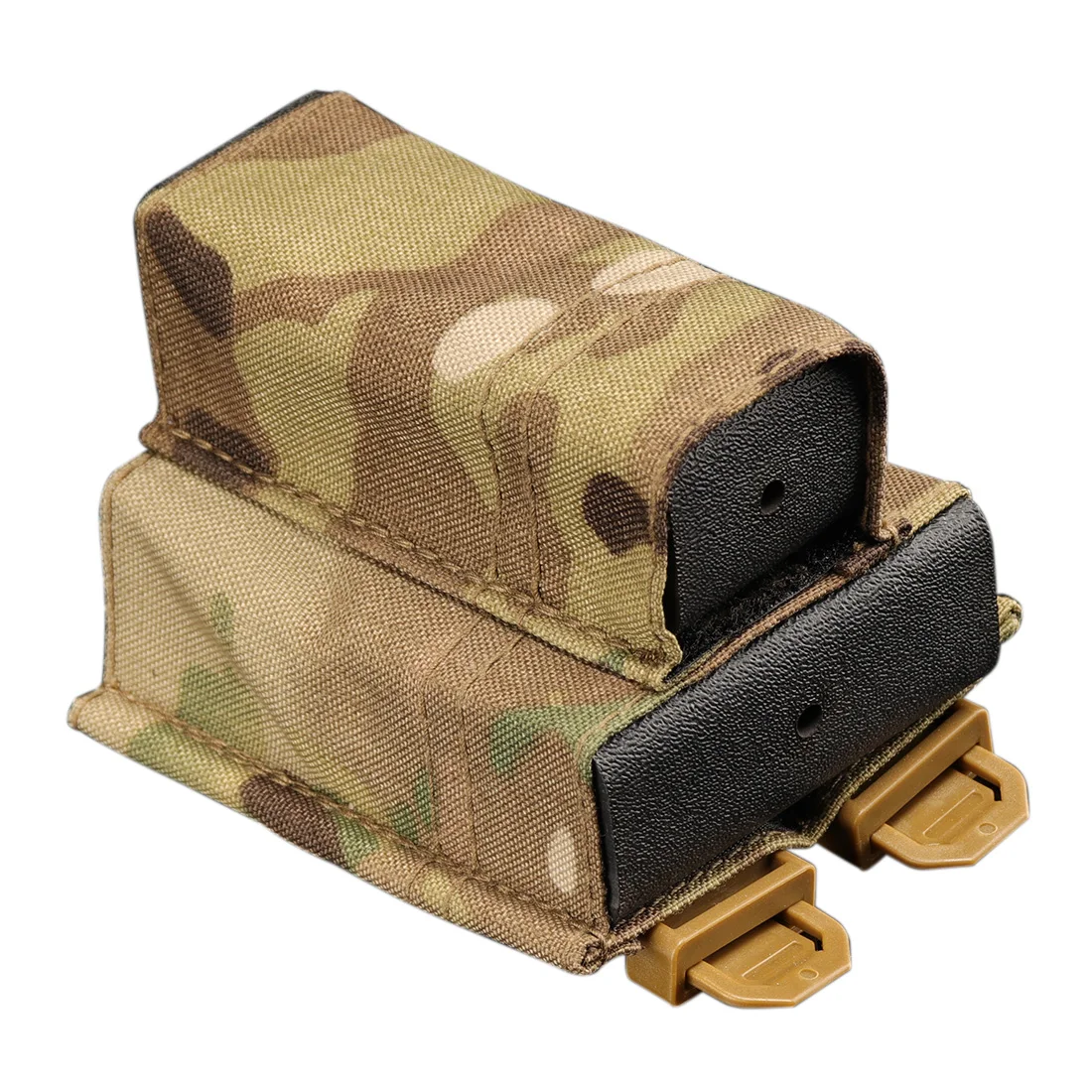 

RELOADED AMMO/RA ESSTAC KYWI Type Tactical Quick Release Magazine Pouch - MC (9mm + 5.56mm) Camouflage/Black