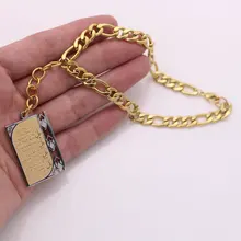 Ислам Коран четыре Qul suras зеркало заднего вида из нержавеющей стали автомобильный кулон подвесной автомобиль Стайлинг Аксессуары