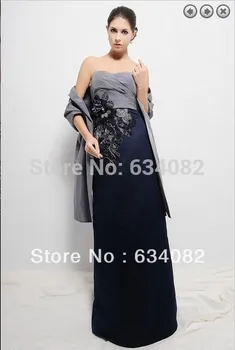 

Godmother Appliques Taffeta Limited 2016 Formal Women Elegant Plus Size Vestidos Formales Long Mother Of The Bride evening dress