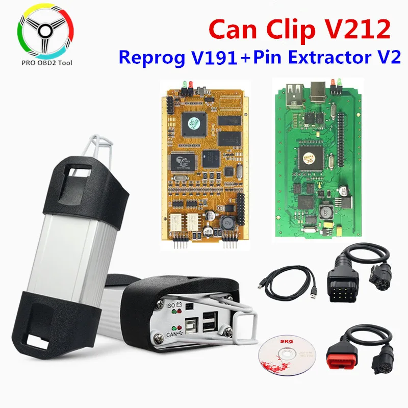 Can Clip v212 for renault CYPRESS AN2131QC Full Chip Reprog V191 ODB2 Auto Diagnostic Tool Diagnostics Programming clip | Автомобили и
