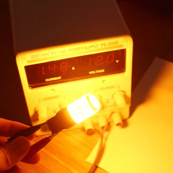 

Bulbs Lights 2x LED T20 7440 WY21W 144SMD Yellow Reverse Backup Set Parts Accessory Replacement Tool