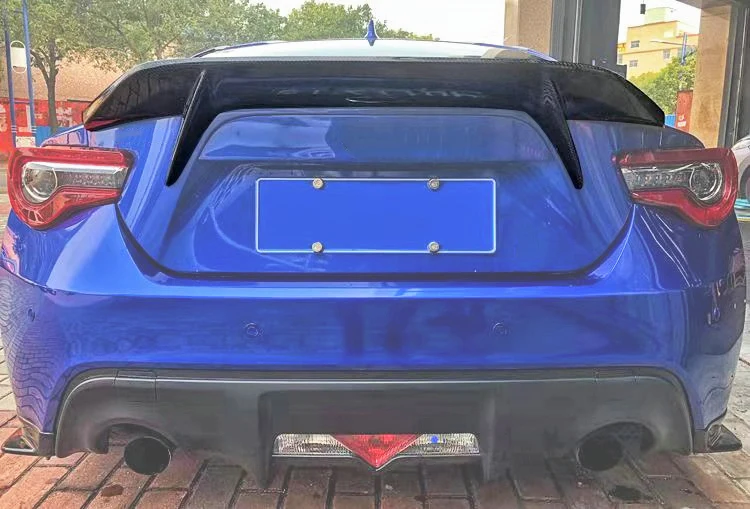Автомобильный-Стайлинг для Toyota BRZ FT86 AB Стиль карбоновый задний спойлер глянцевая отделка Bootlid Splitter Fibre Wing губ комплект Drift часть