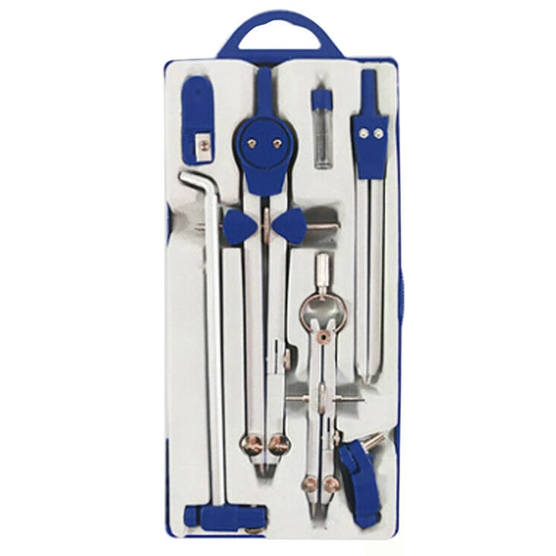 

Professional Adjustable Precision Drawing Compass Set for School Office Construction Engineering Drafting Stationery Tools
