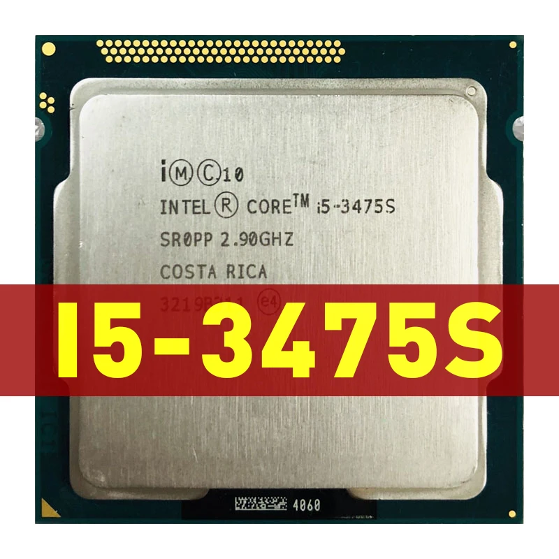 Intel Core i5-3475S SR0PP Socket H2 LGA1155 Desktop CPU Processor 6MB 2.9GHz 5GT/s 