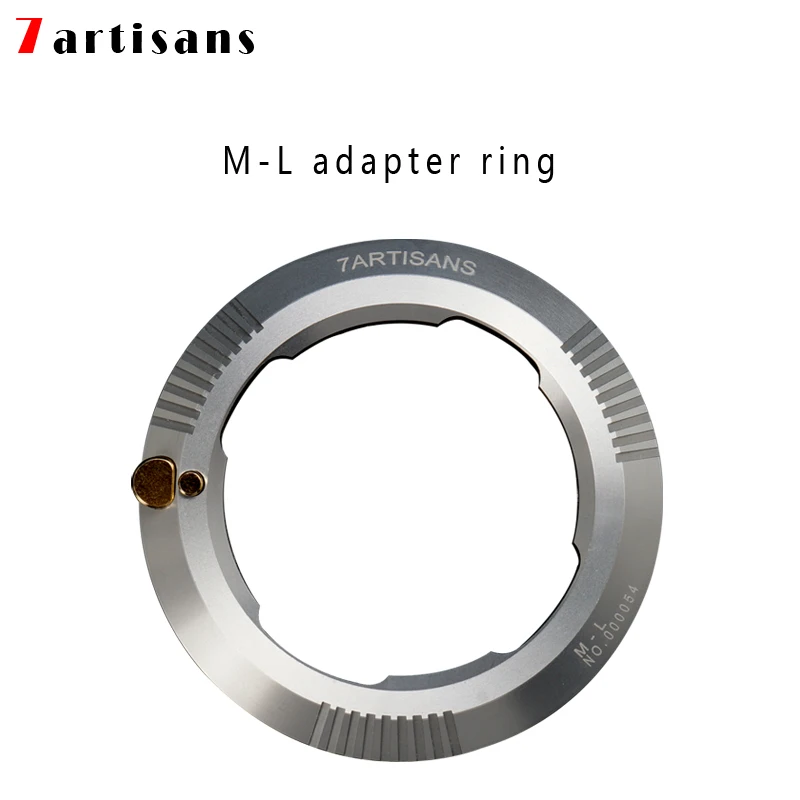 7Artisans M Port Lens Adapter L Port Anello Adattatore Fotocamera Per Leica T, Leica Sl, Panasonic S1, S1R Sigma Fp Camera