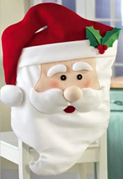 Санта Клаус миссис Клаус колпачок рождественские покрытия для стула обеденный стол украшение для дома чехол на стул Decoracion - Color: Mr Santa Claus