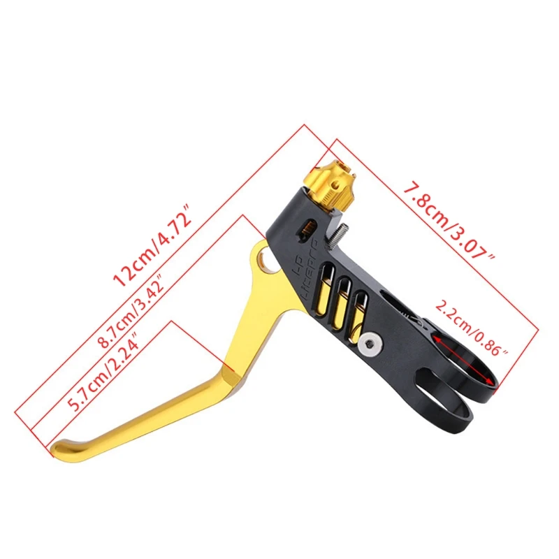 1 Pair Bicycle Brakes Aluminum V Brake Capliers Brake Levers Handle