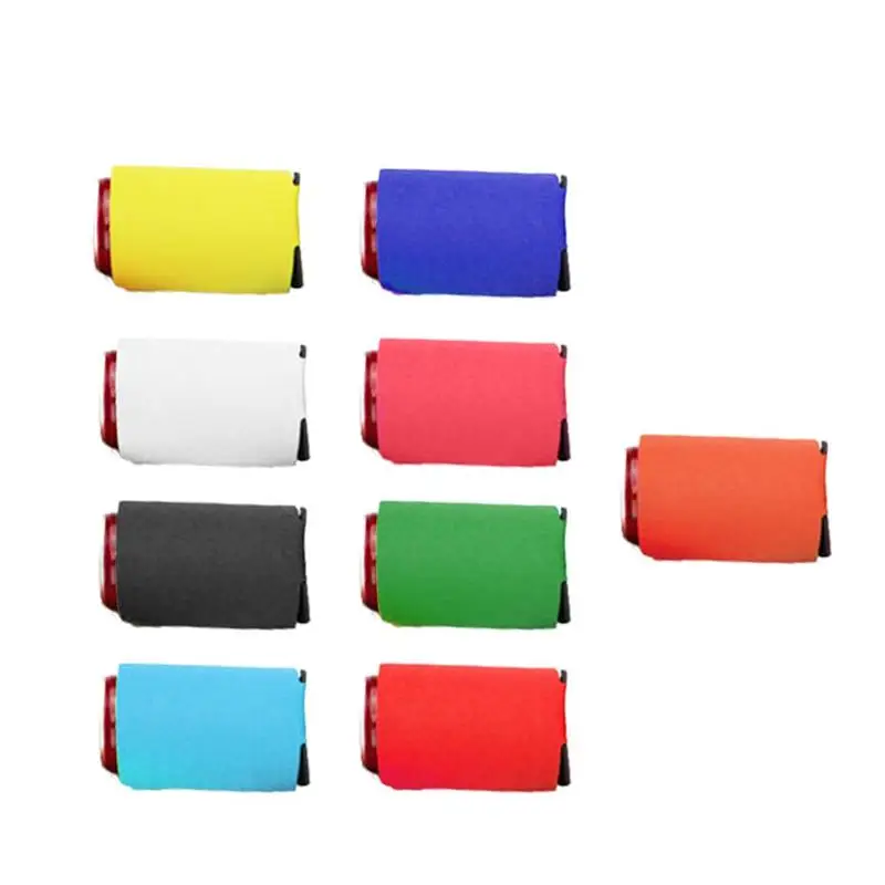 Пустая пивная баночка охлаждающий рукав мягкая Изолированная для содовых пивных