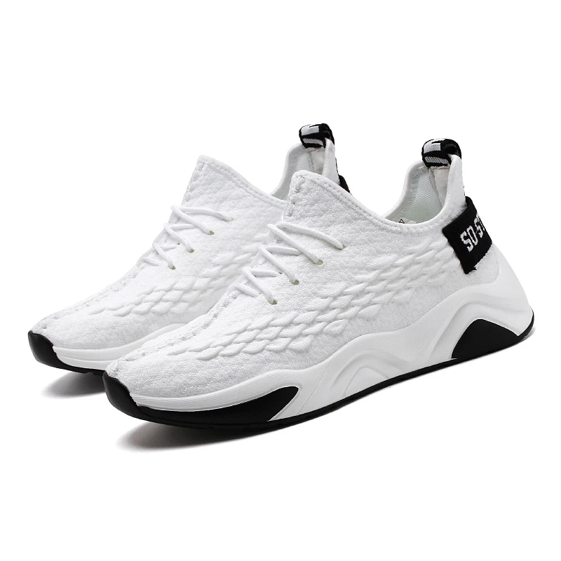 

2020 Spring and Autumn Outdoor New Men's Summer Sneakers Breathable Shoes Height Growing Light Massage Casual Tennis Shoe