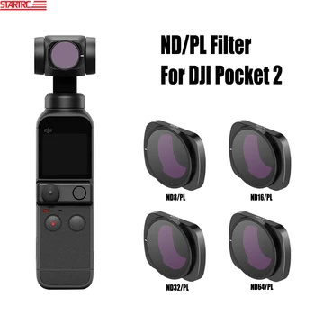 

STARTRC OSMO Pocket 2 Filter Set NDPL Camera Lens ND 8 16 32 64 PL Professional Filter For DJI Pocket 2 Expansion Accessories