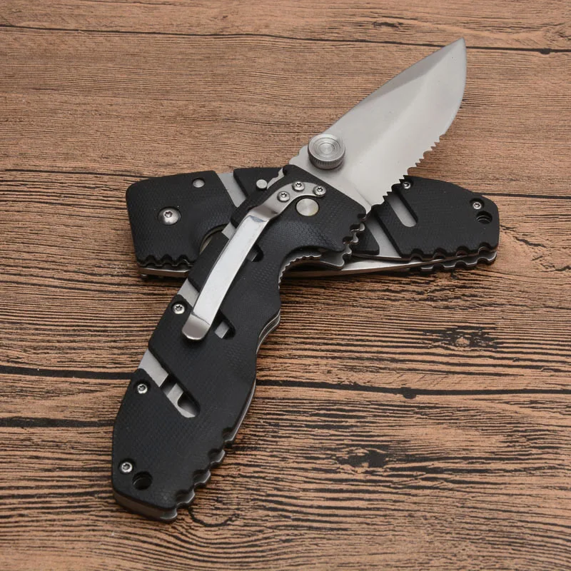 NEW create Tactical Survival hunting folding knives 8cr13mov blade steel+G10 handle outdoor camping pocket Knife EDC hand tools