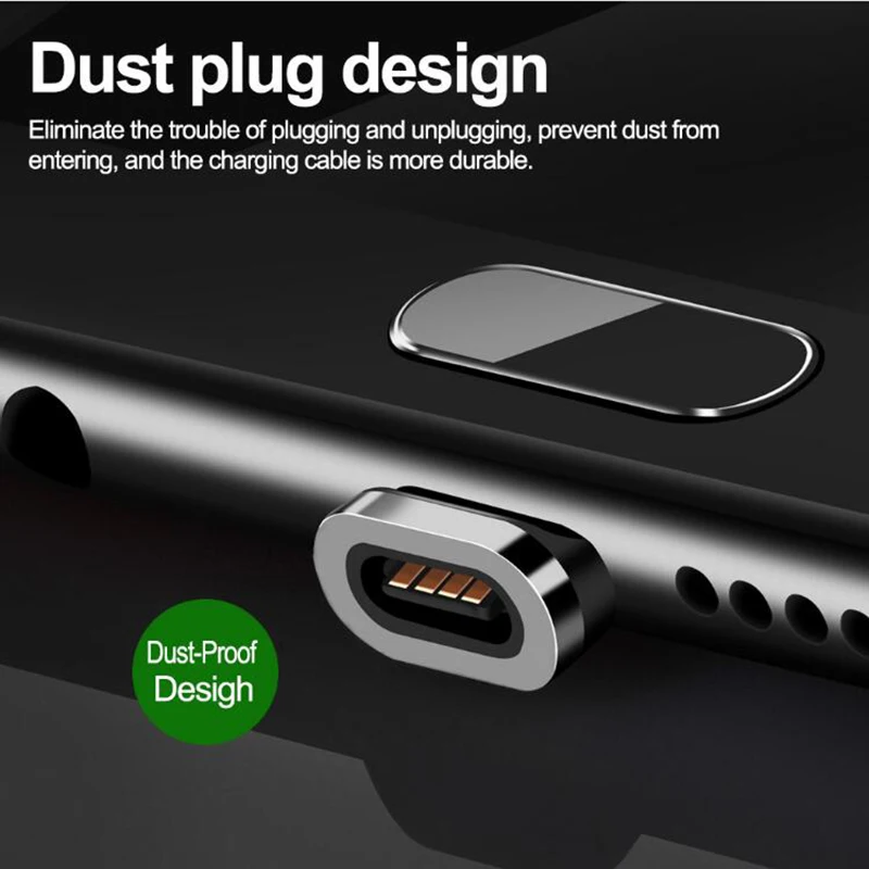 Магнитный usb кабель KSTUCNE для зарядки Micro Usb Type C освещения магнитное быстрое
