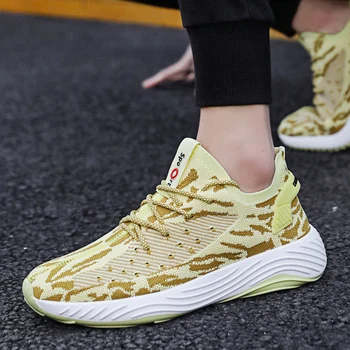 

Soft bottom Men's shoes fashion canvas men's casual shoes summer lightweight and breathable walking shoes flat tennis sneakers