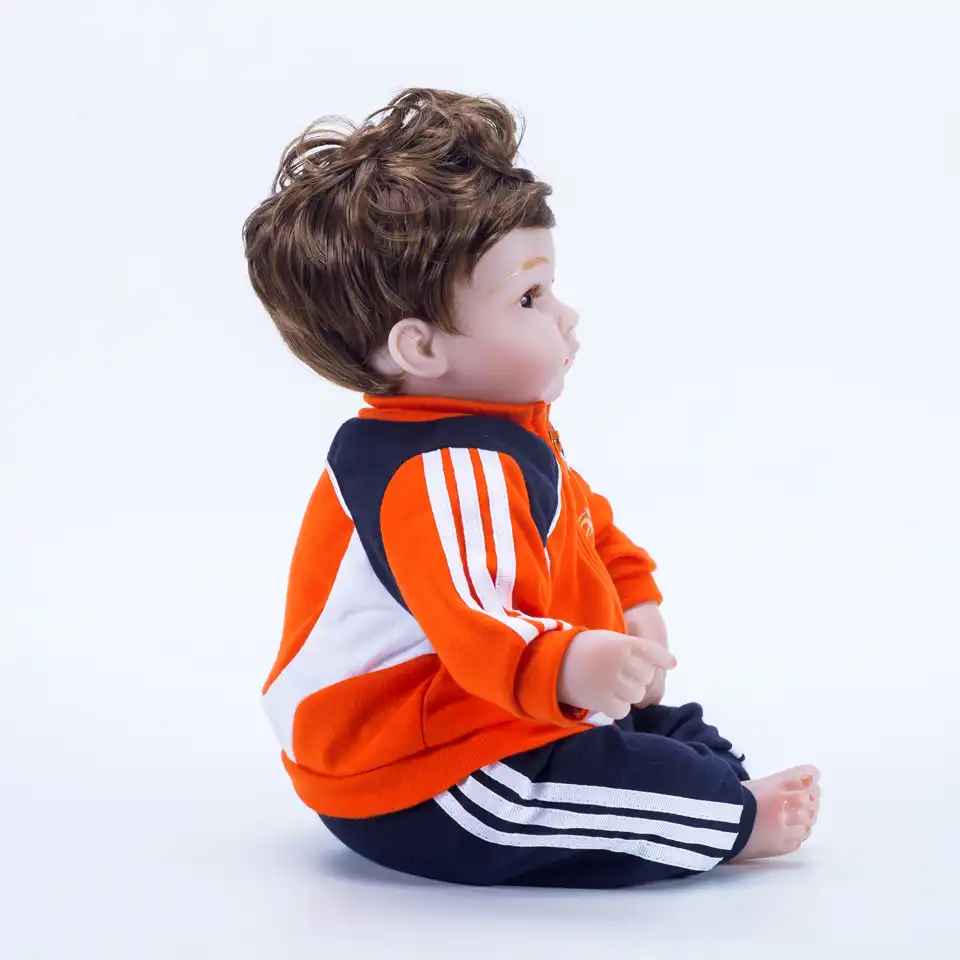 18 Inch Doll Reborn Baby Silicon Bebe Sports Reborn Soccer Football Toys For Children France Handmade Dolls Aliexpress