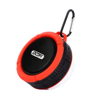 

OCDAY C6 Portable Outdoor Waterproof Wireless Speaker with 5W Driver Suction Cup Hands-free Built-in Mic
