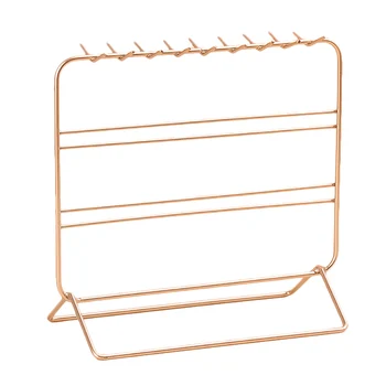 

Jewelry Stand, Metal Earrings Organizer, Beautiful Necklaces Holder& Bracelets Display, Jewelry Organizer