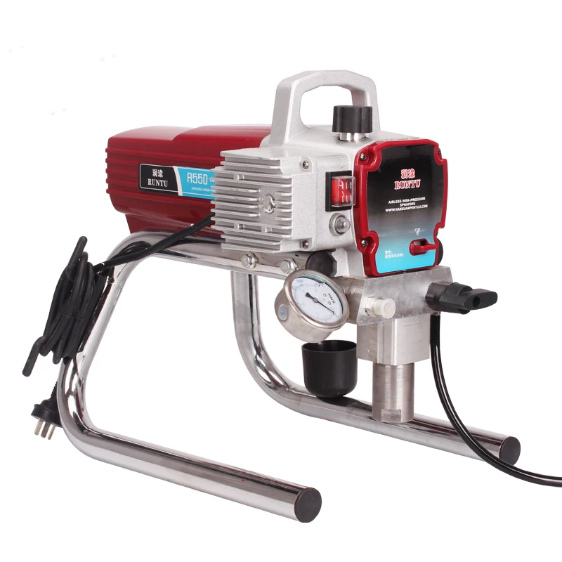 1800w 2.5l Airless Paint Sprayer Machine For Emulsion Latex Oily Paint