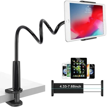 

Mount Holder Tablet Stand with Gooseneck Adjustable Tablet Holder Compatible with Smartphones / tablets