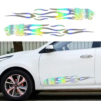 

Car Stickers Flame Element Totem Decorative Scratch Cover Waterproof Car Stickers Automobile Decoration Vinyl Decal